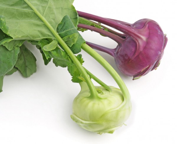 Kohlrabi, weiß